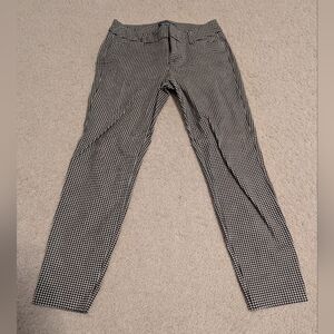 Old Navy Checkered Women's Mid Rise Pixie Pants, Size 2 Regular